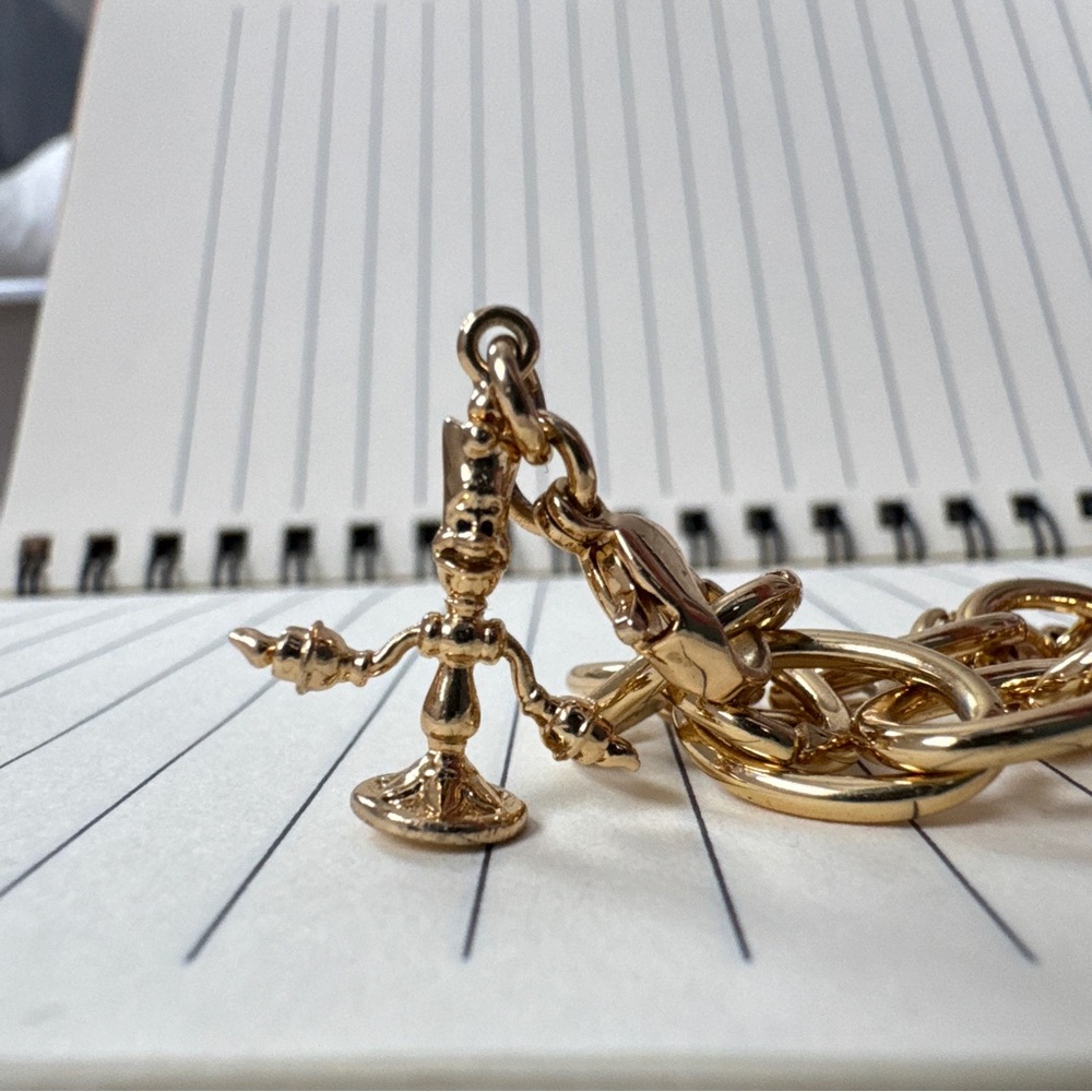 Disney Couture Charm Bracelet - Beauty And The Be… - image 4